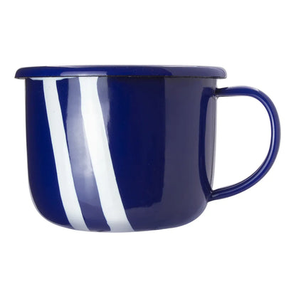 Taza de peltre del No. 8 Profundo Azul Macuira