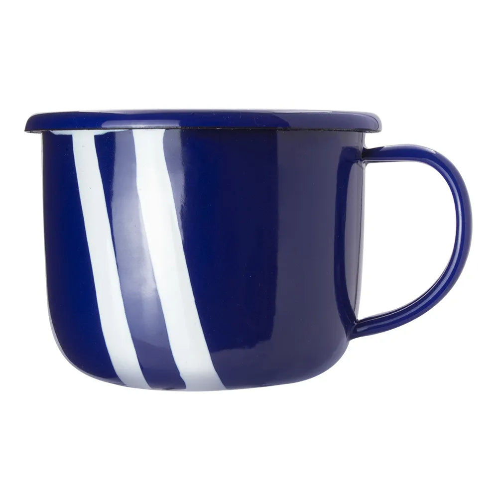 Taza de peltre del No. 8 Manglar Azul Macuira