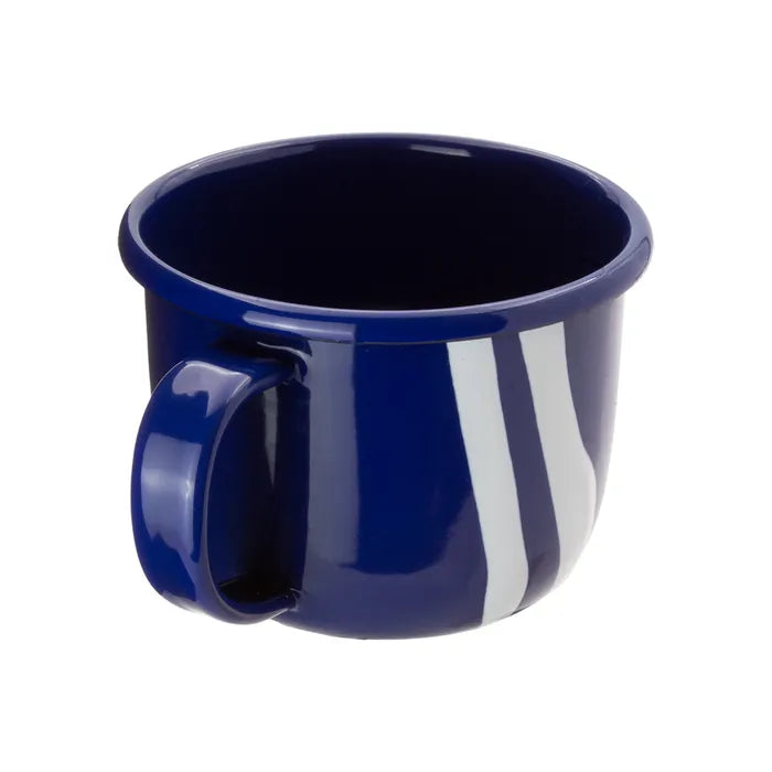 Taza de peltre del No. 8 Profundo Azul Macuira